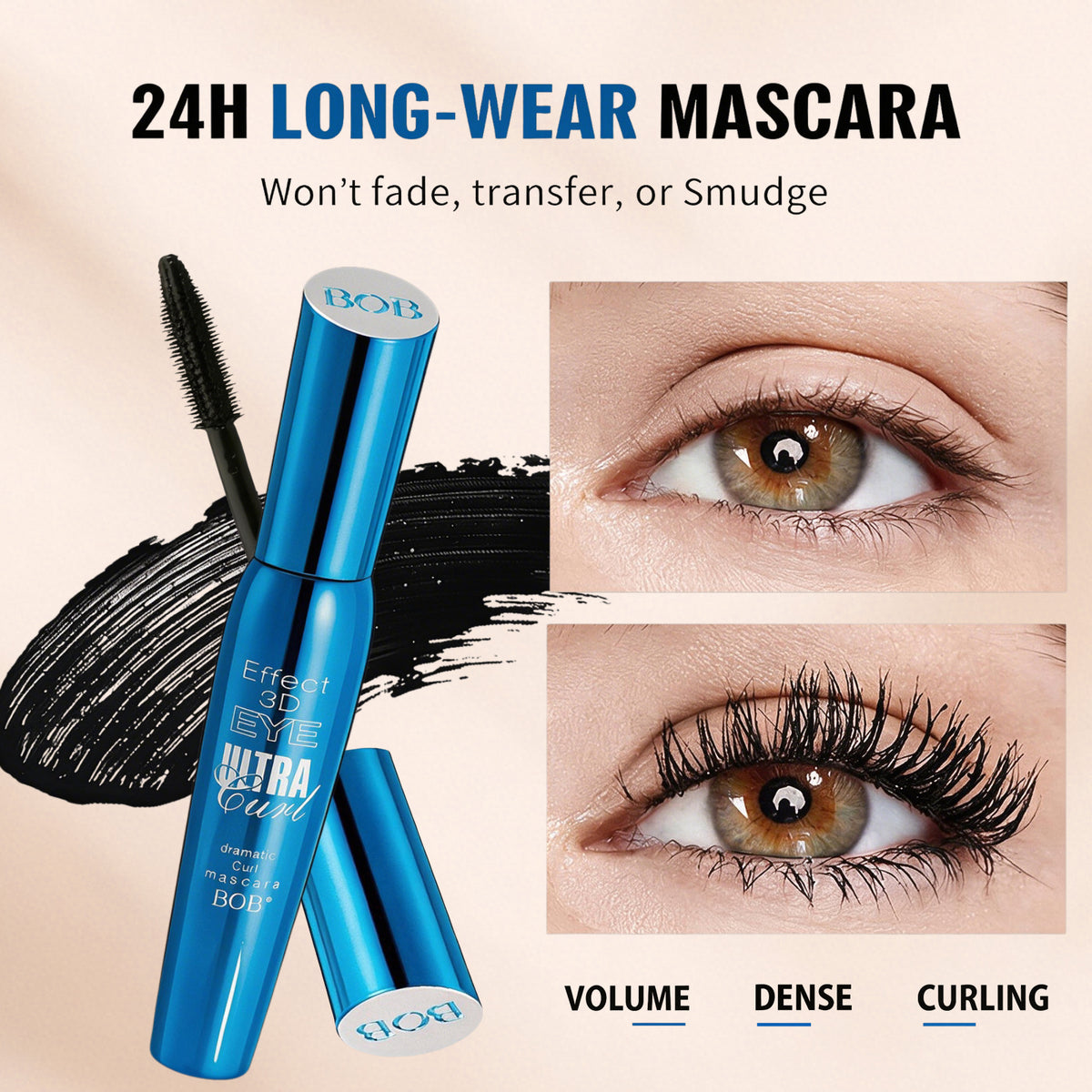 Sheshine BOB 24H Volume & Curl Mascara