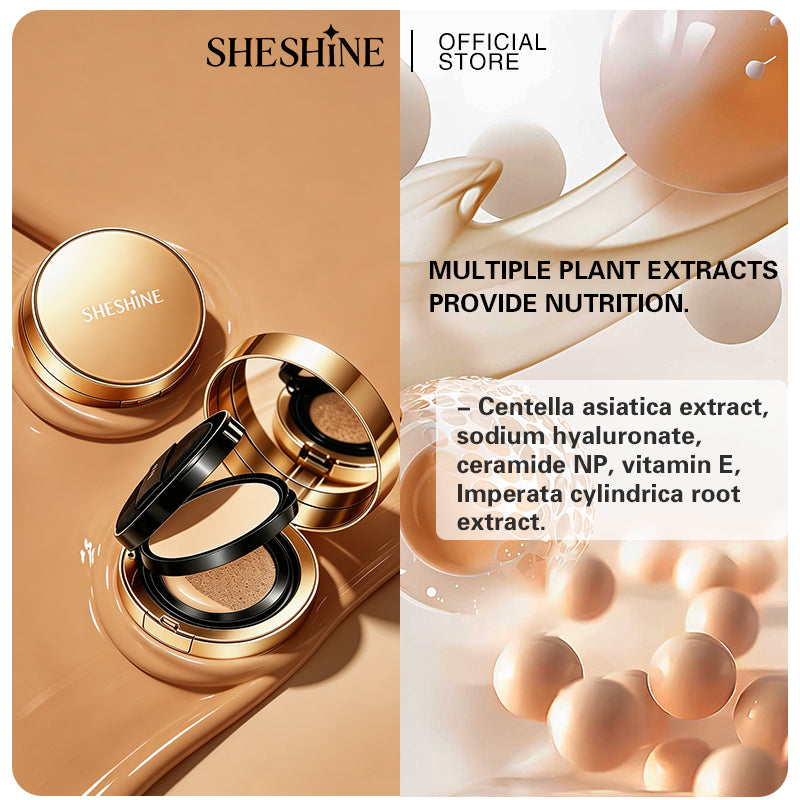 SHESHINE Cushion BB + Compact Powder 2‑in‑1