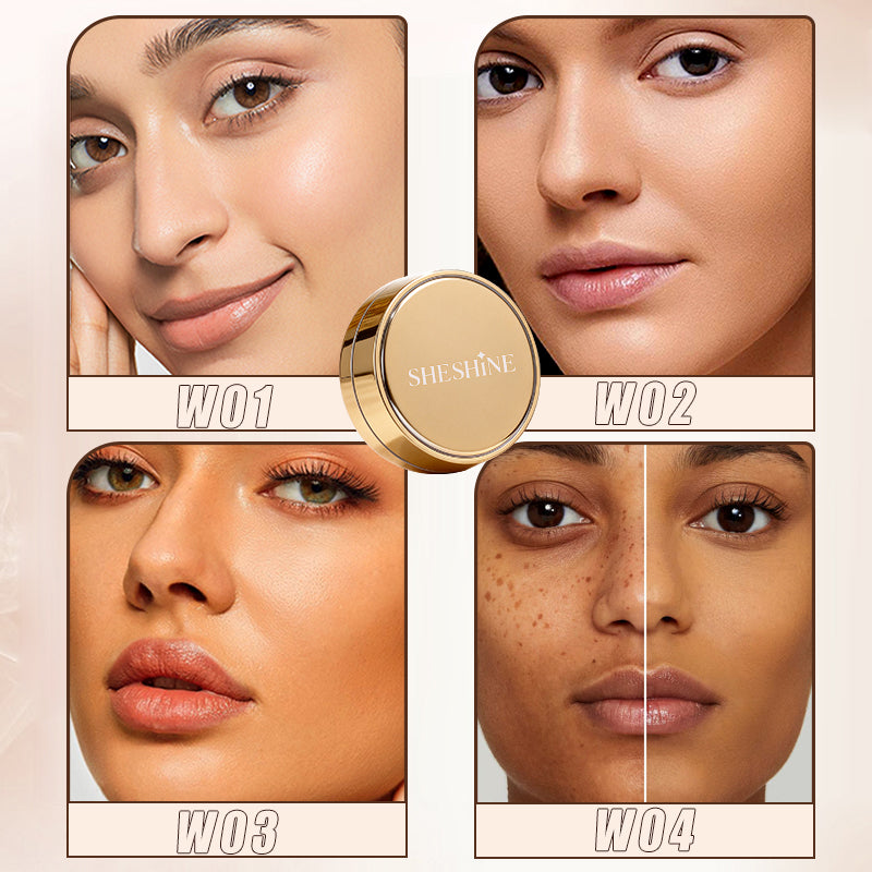 SHESHINE Cushion BB + Compact Powder 2‑in‑1