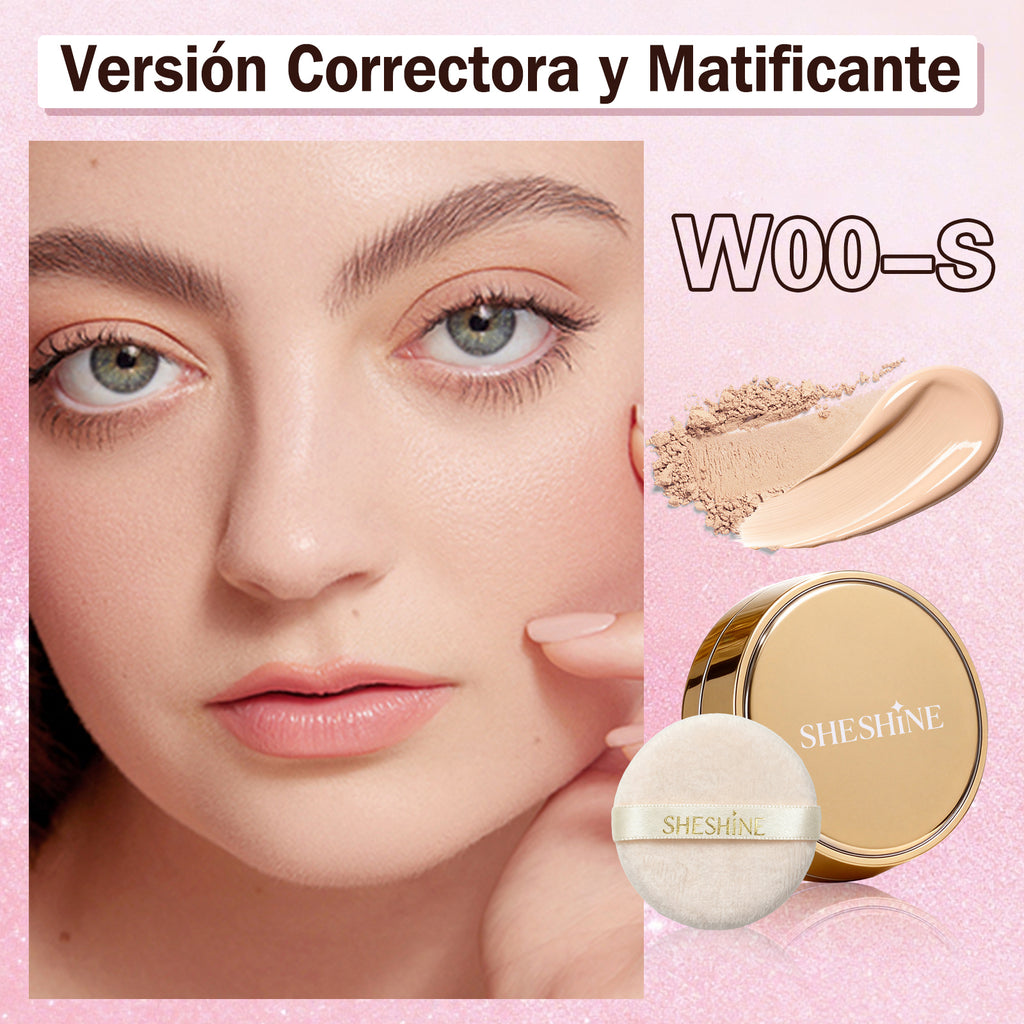 SHESHINE Cushion BB + Compact Powder 2‑in‑1