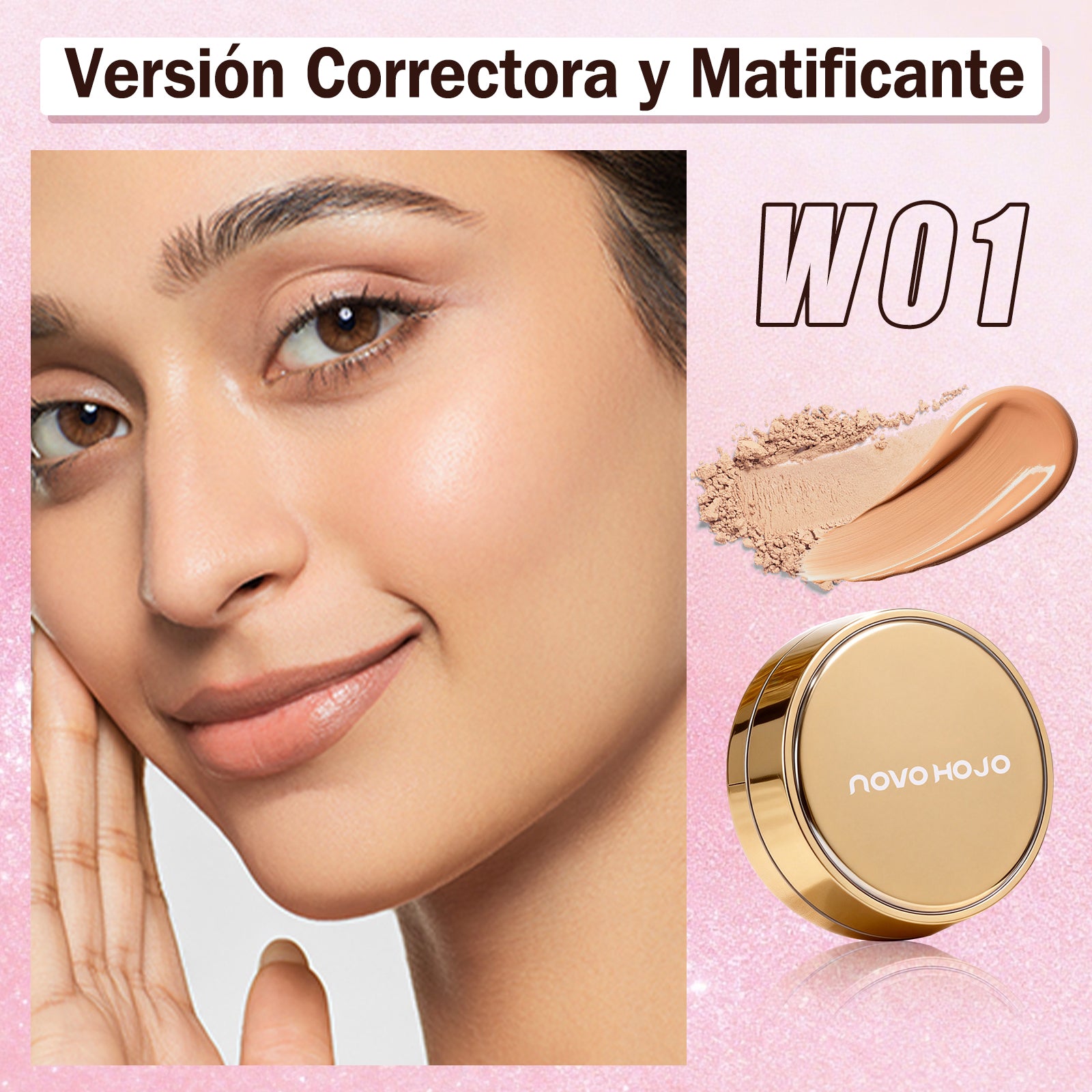 SHESHINE Cushion BB + Compact Powder 2‑in‑1