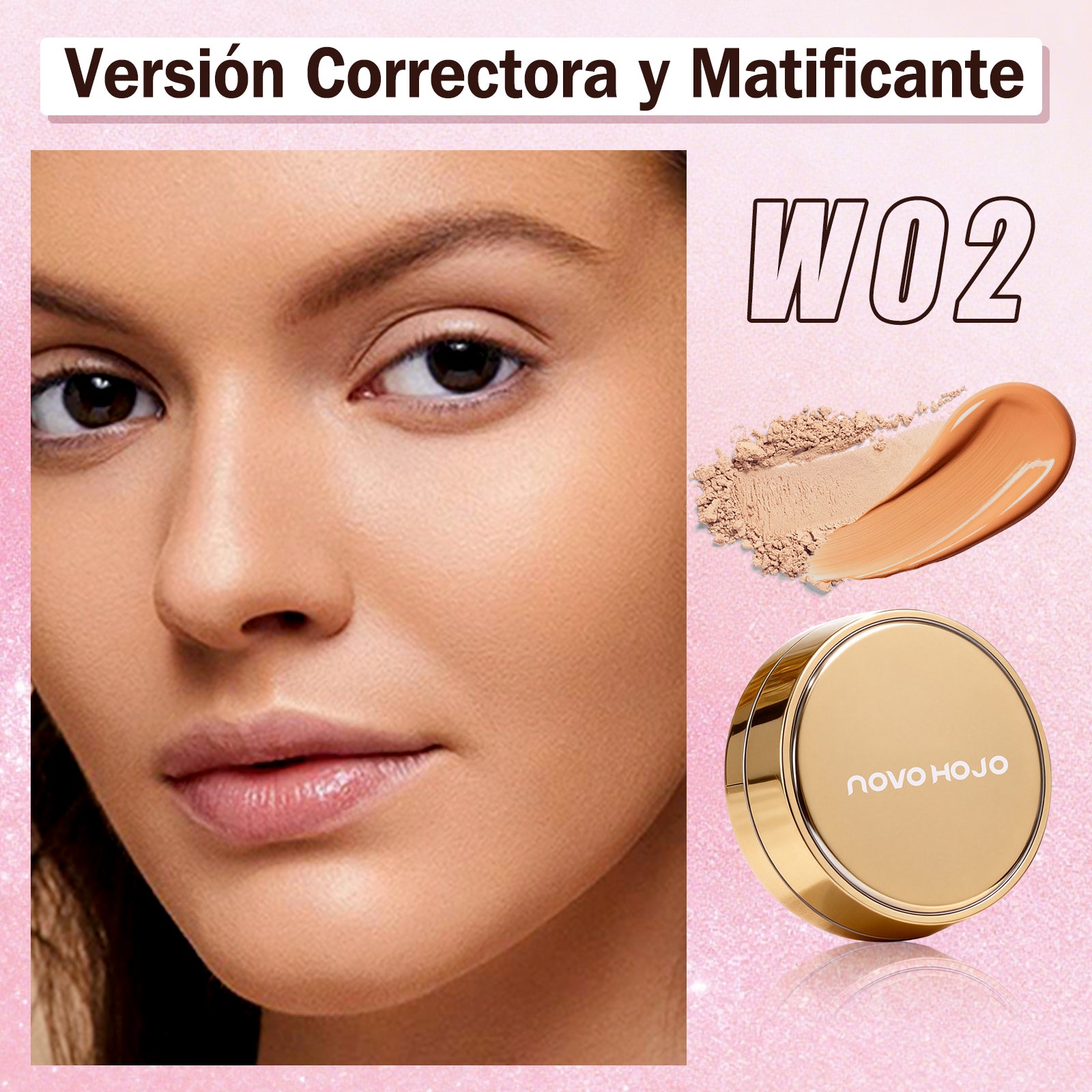 SHESHINE Cushion BB + Compact Powder 2‑in‑1